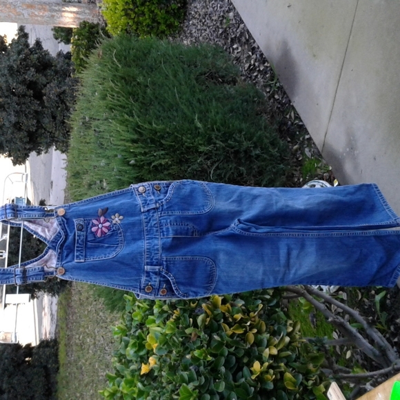 genuine kid from Oshkosh Bottoms Little Girls Overalls Leg Length